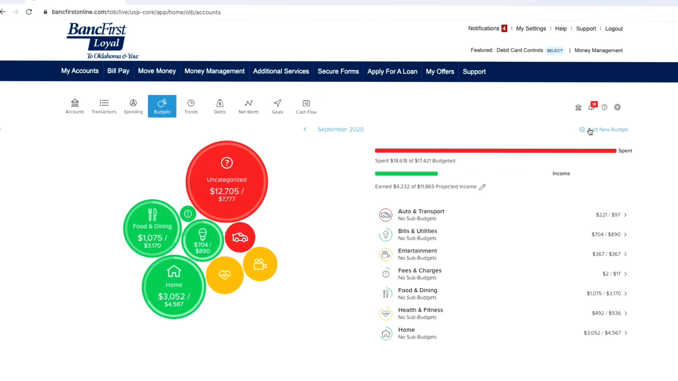 Video preview - Create Budgets with Online Banking & Money Management